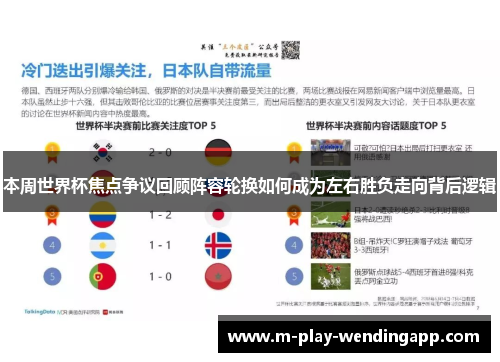 本周世界杯焦点争议回顾阵容轮换如何成为左右胜负走向背后逻辑