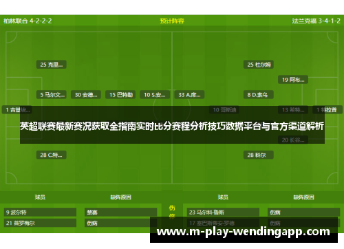 英超联赛最新赛况获取全指南实时比分赛程分析技巧数据平台与官方渠道解析 英超联赛最新赛况获取全指南实时比分赛程分析技巧数据平台与官方渠道解析